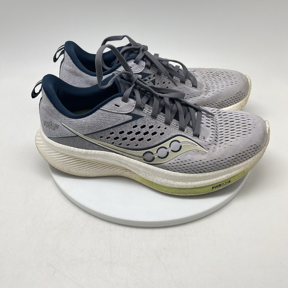 Saucony Sneakers Womens 10 Ride 17‎ S10924-110 Purple Running Athletic Shoes